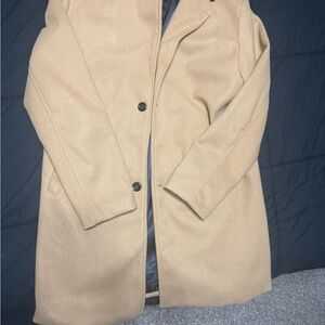 Stylish Tan Overcoat
